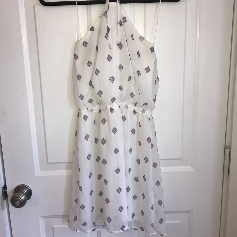 Express halter mini dress